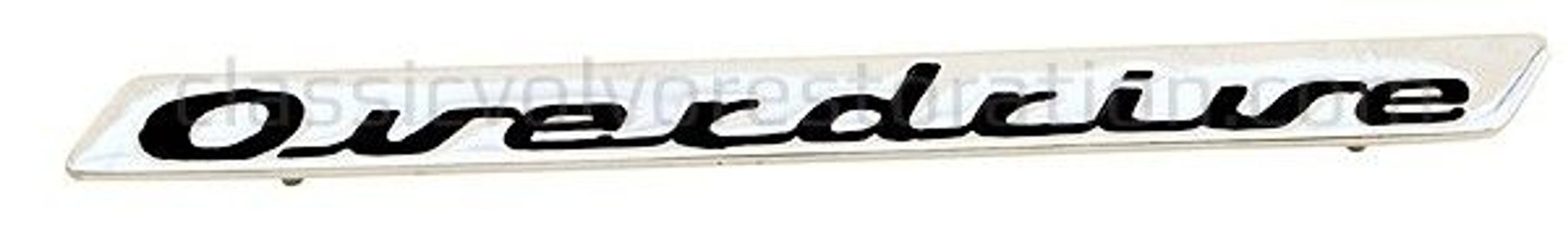 Emblem "Overdrive" bagagerum