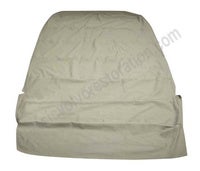 Dachhimmel Flausch grauer Stoff