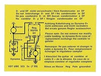 Décalcomanie relais charge 6V
