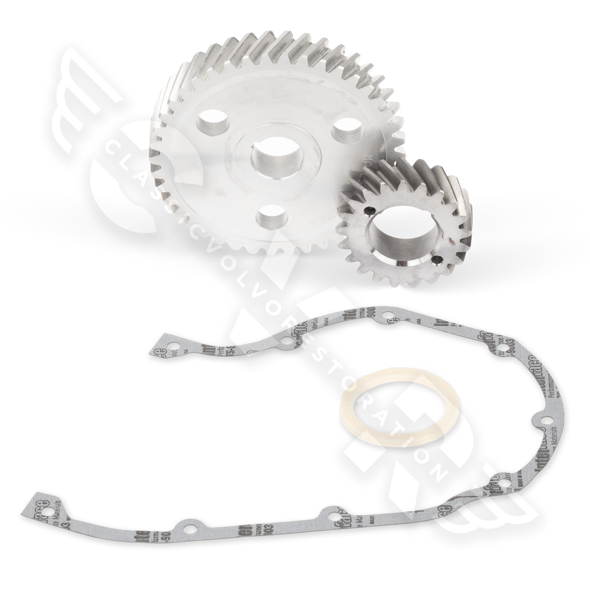 Timing gear set fibre/steel