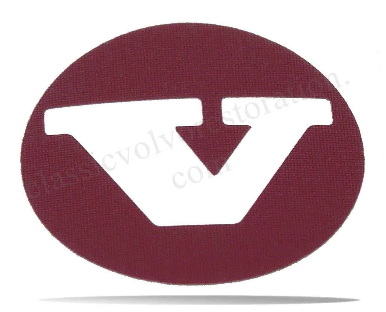 Dekal navkapsel rød