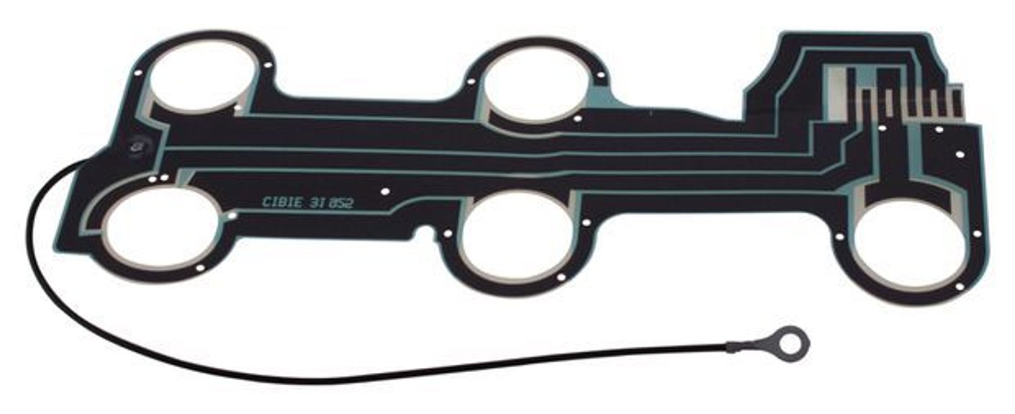 Printkort bag venstre