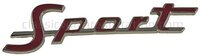 Emblem "Sport" (Schreibschrift)