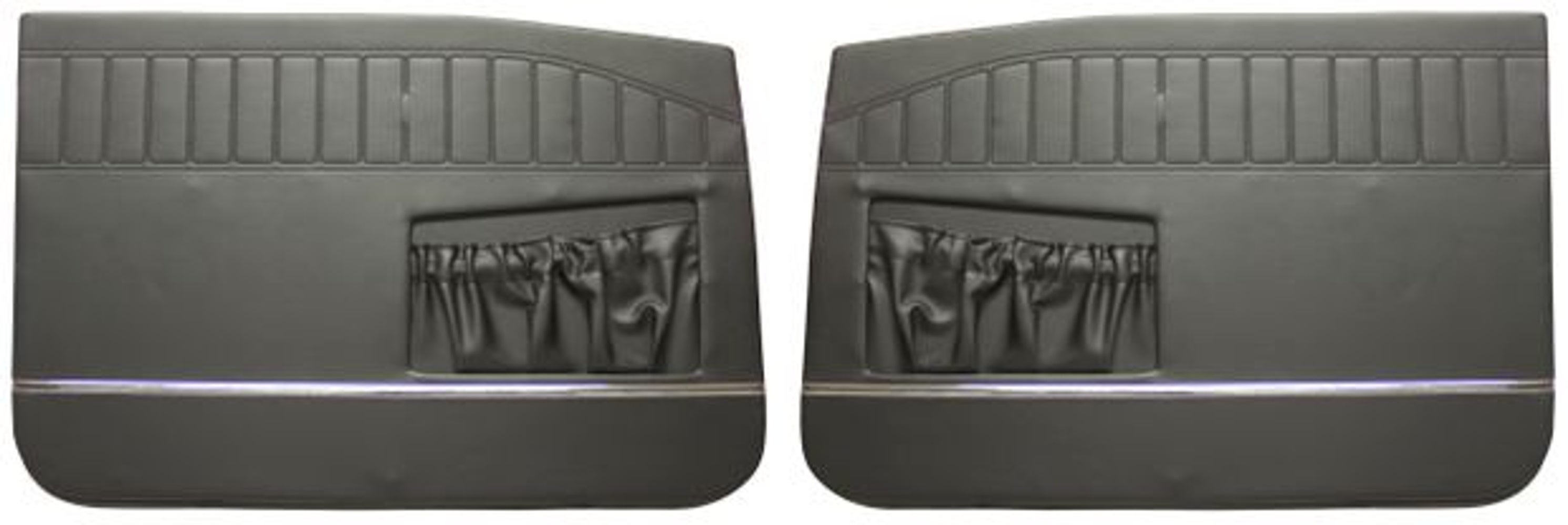 Door panel black front