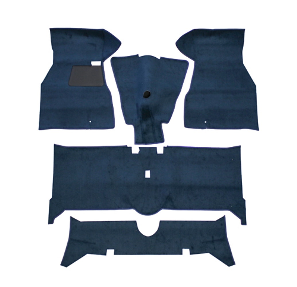 Måttesæt blå tekstil