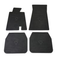 Jeu de tapis noir caoutchouc