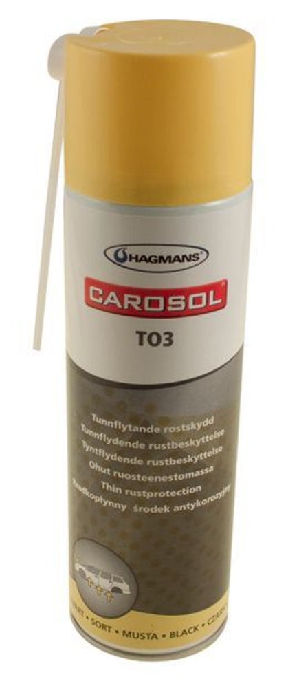 Rustbeskyttelsesspray sort 500ml