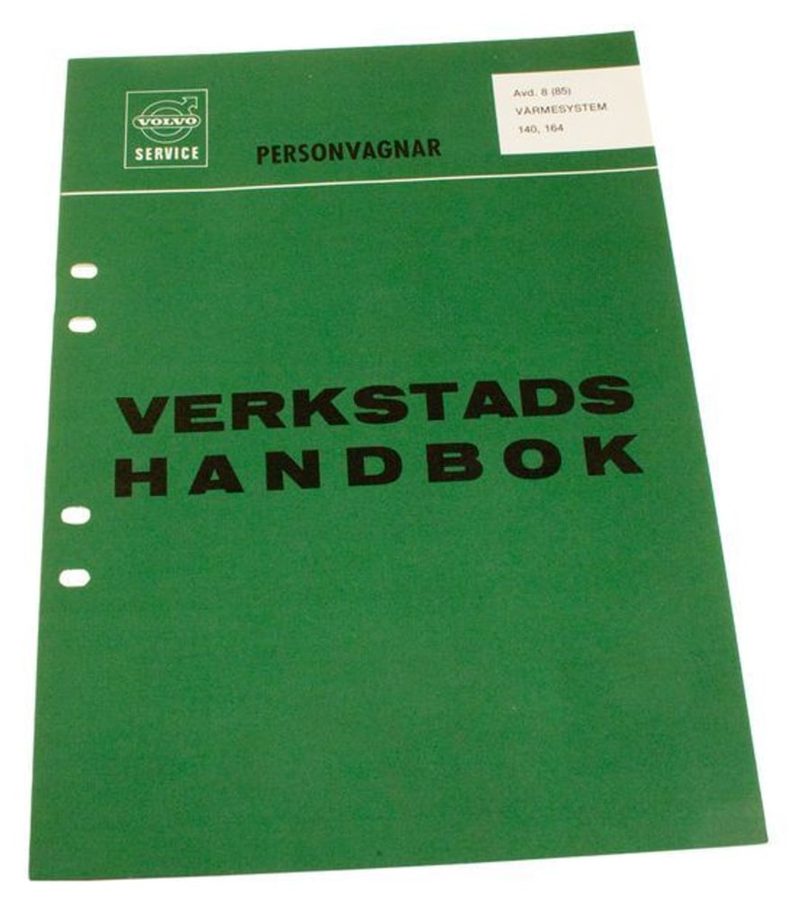 Verkstadsbok Värmesystem 140/164