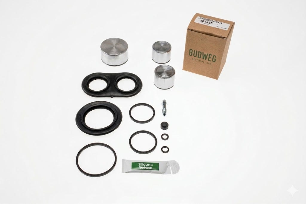 1-Circuit Brake Caliper Repair Kit with Pistons