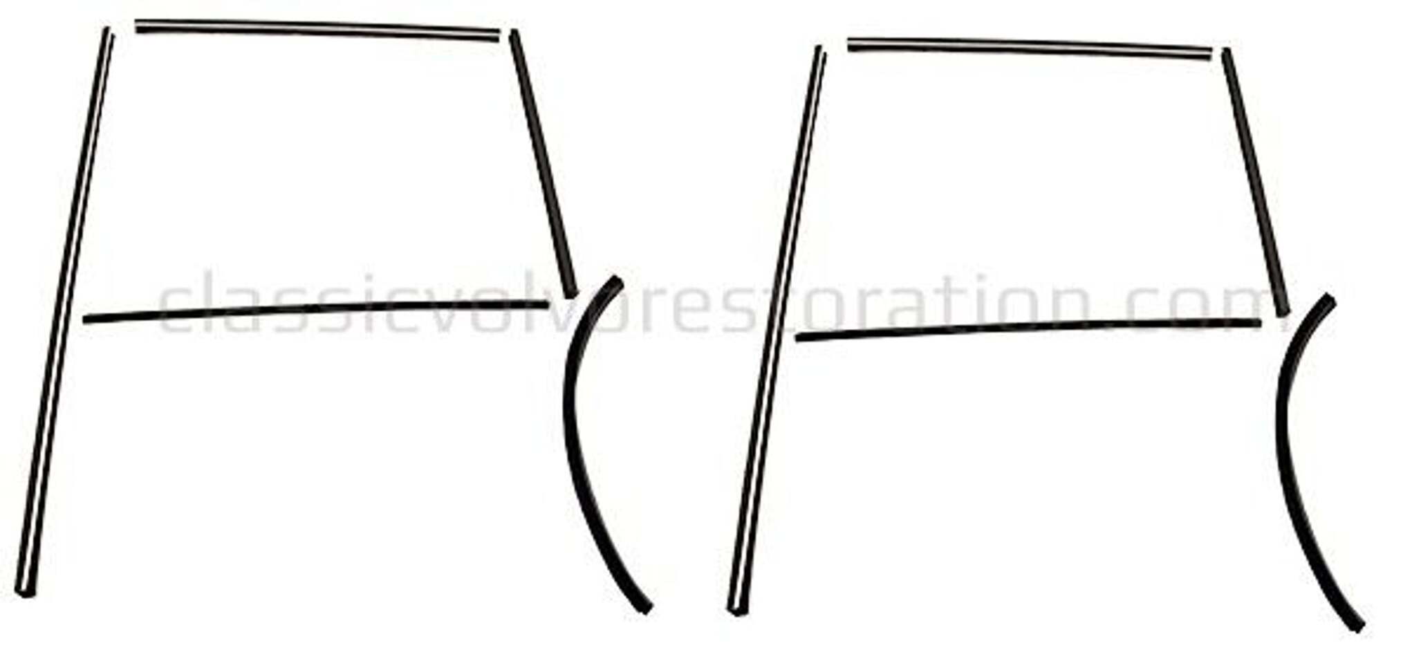 Monteringssæt styreliste bagdør