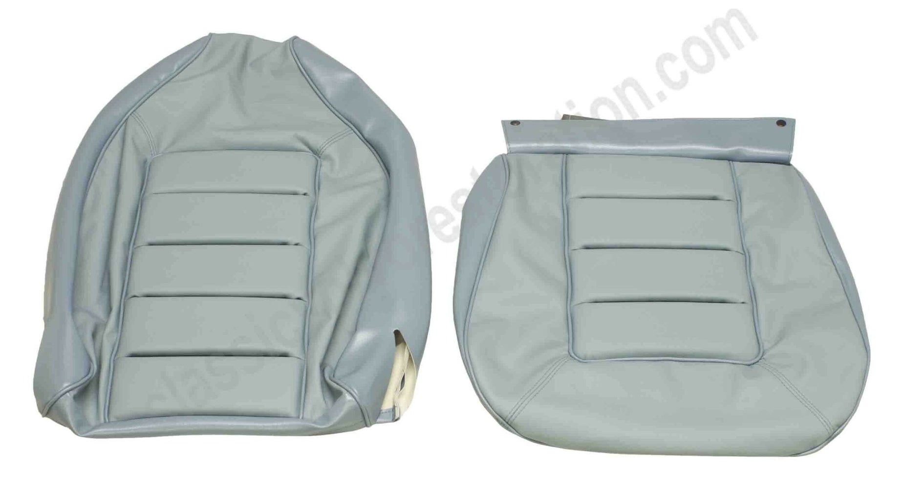 Betræk forsæde 1800 ES blå læder