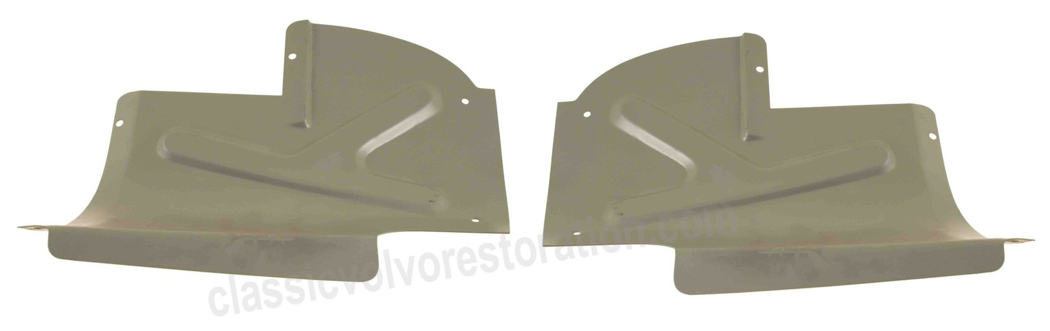 Stænkskærmsplade bagved V/H