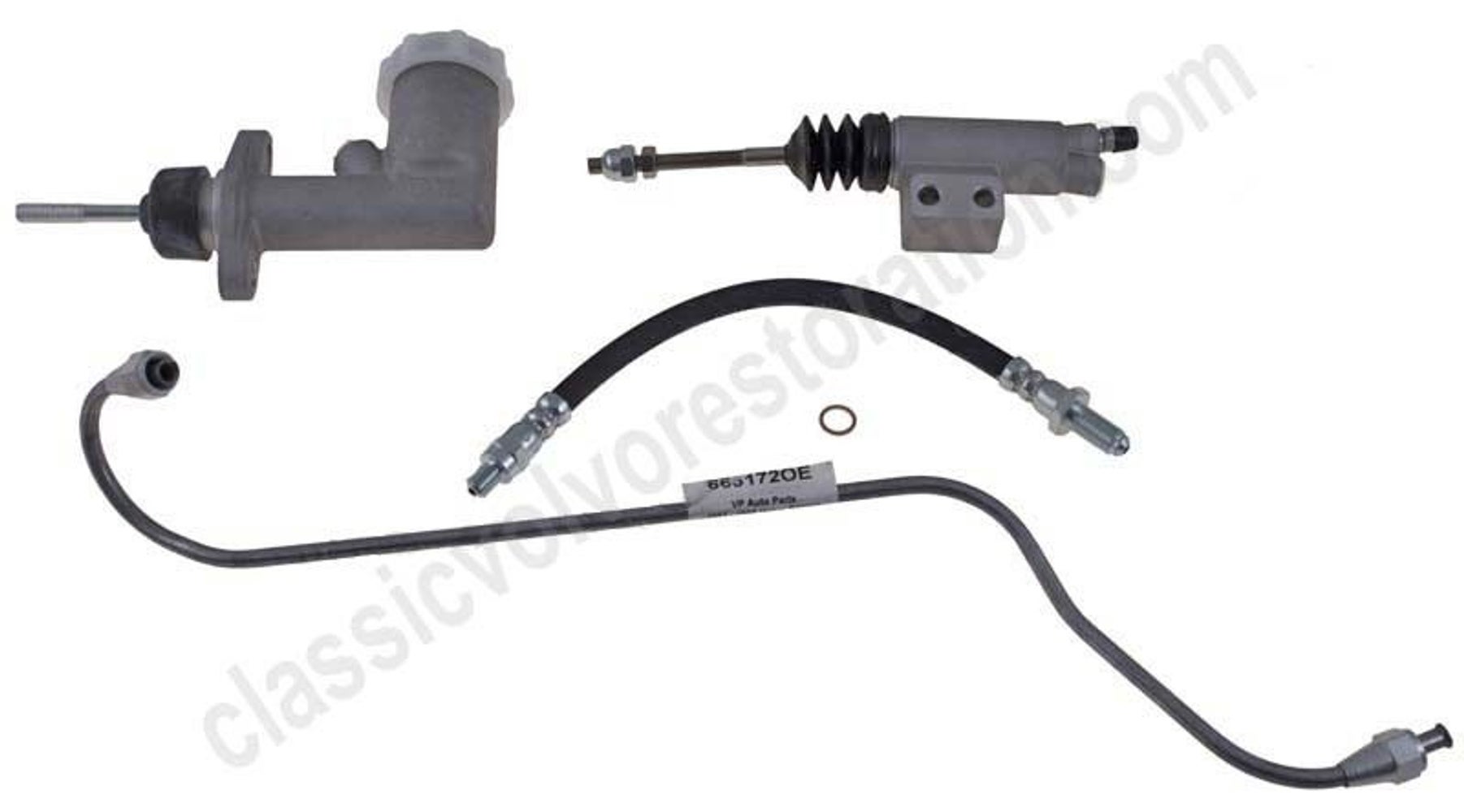 Kit hydraulique d’embrayage P1800 1961–1968