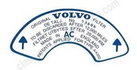 Decal Luchtfilter Volvo B18 sport (73606)