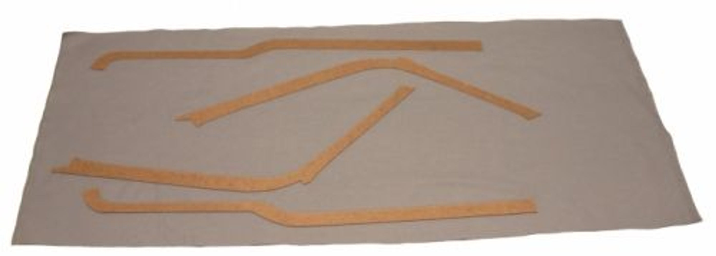 Panelsats B-stolpe/över dörr grå