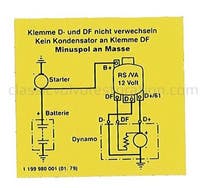 Mærkat laderelæ 12V