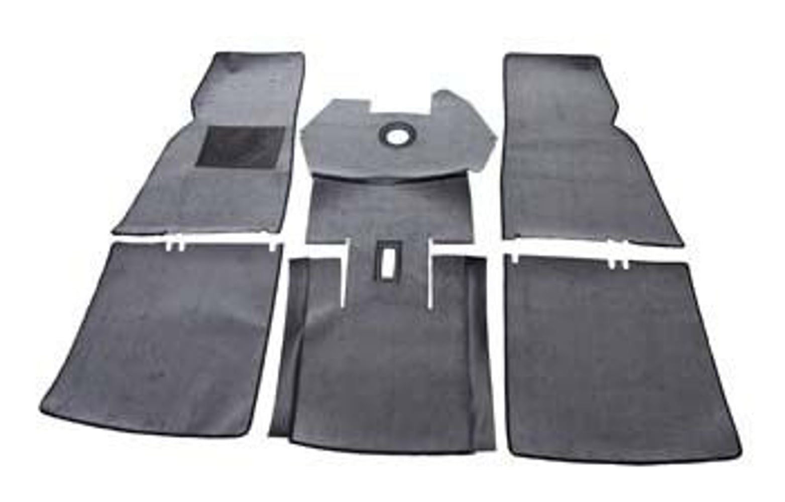 Måttesæt grå tekstil