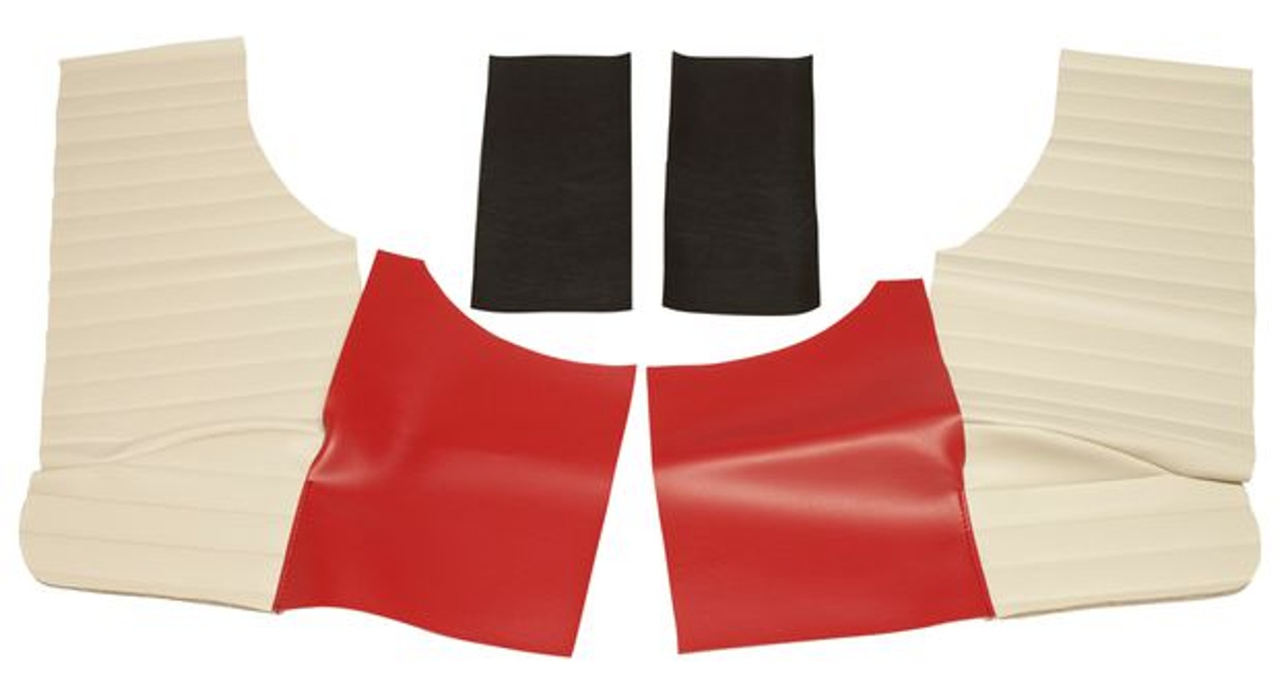 Panel bagpå Volvo PVA 1958-60 US rød