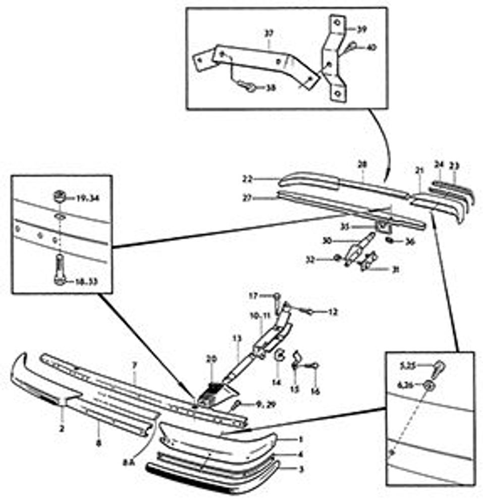 Kofanger Sidestykke V.for/H.bag