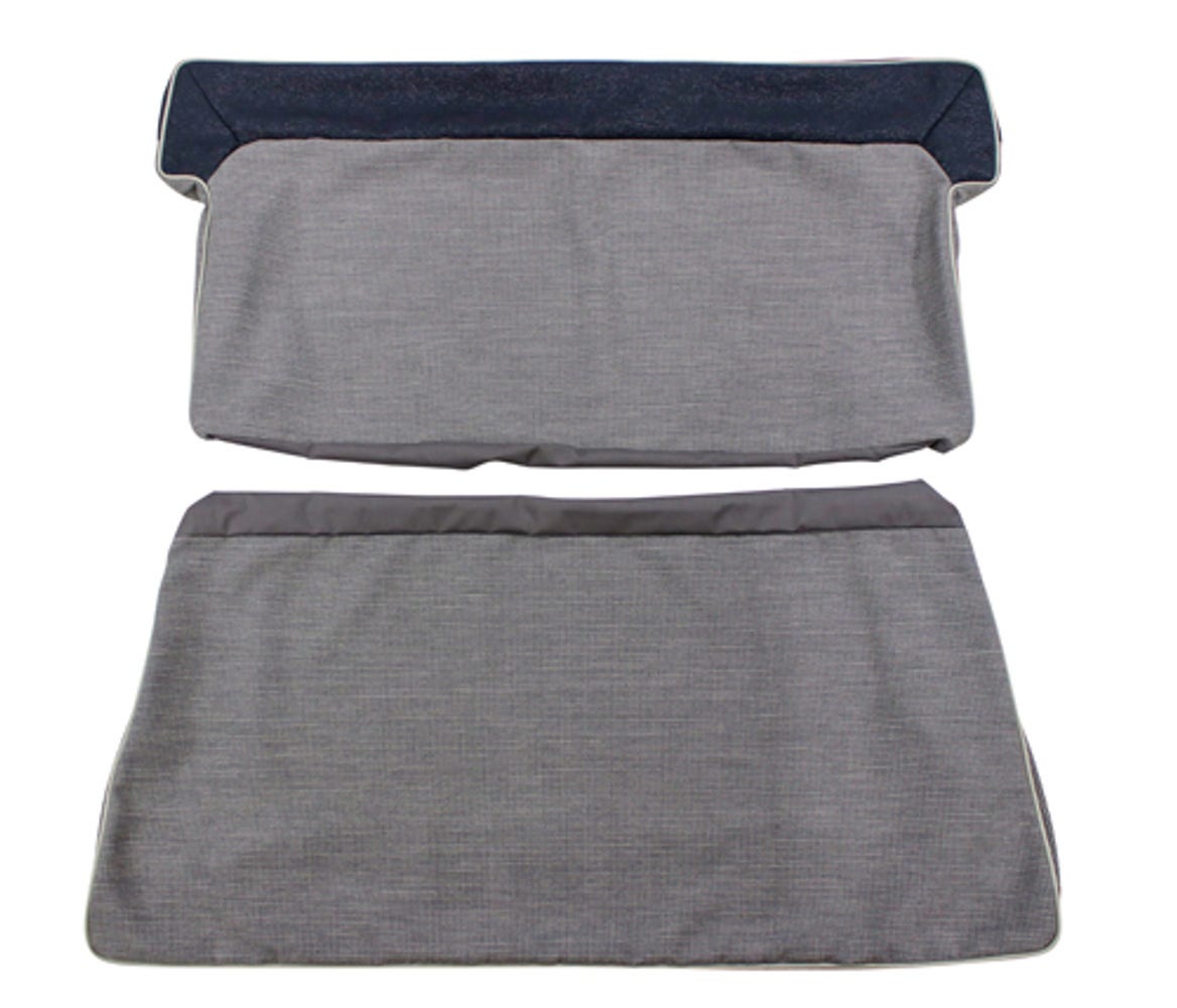 Upholstery Rear seat for Volvo PV444K-L 1955-57 blue/gray
