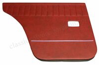 Türverkleidung hinten rot
