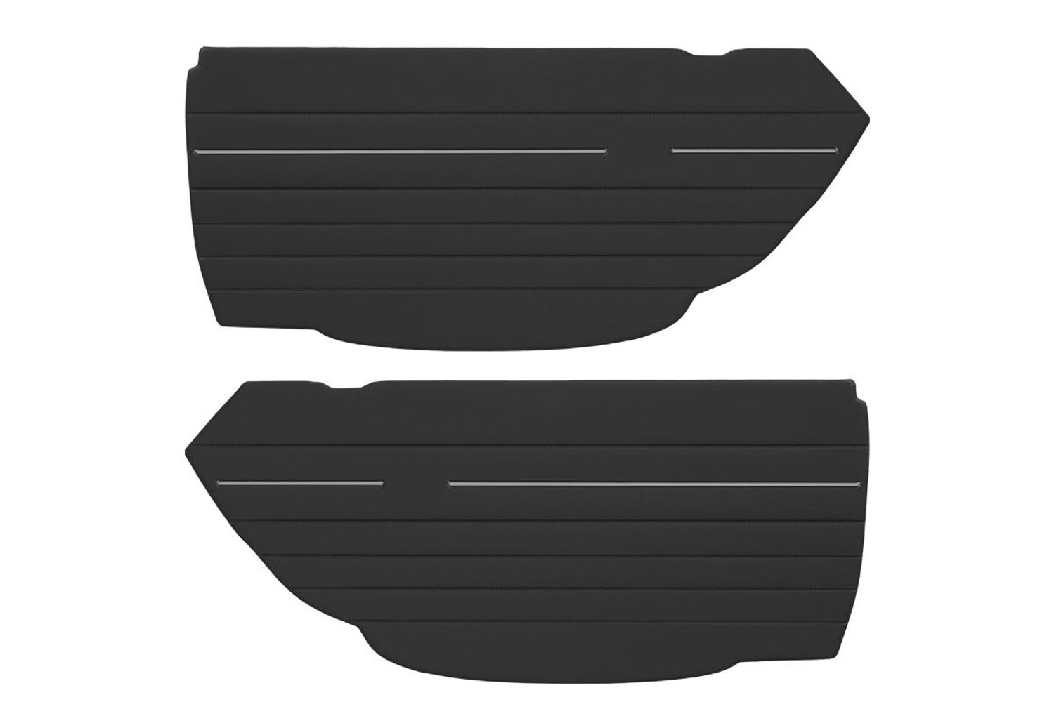 Dørpanel øvre sort