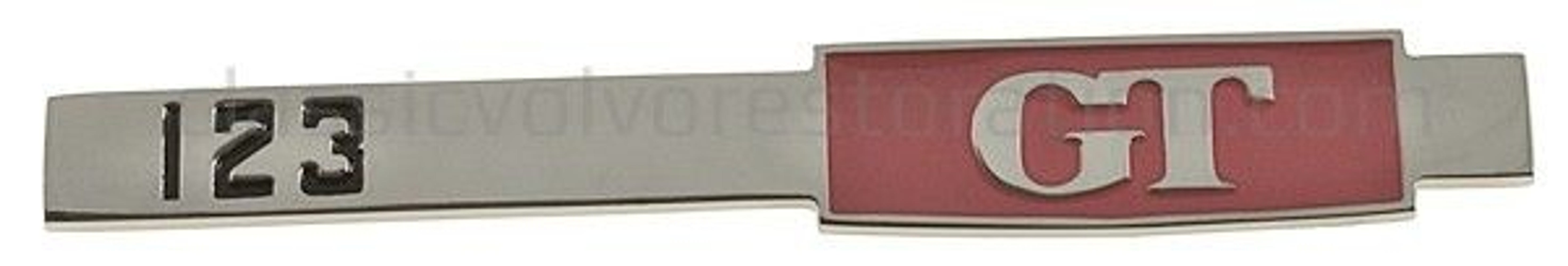 Emblem "123 GT" boot