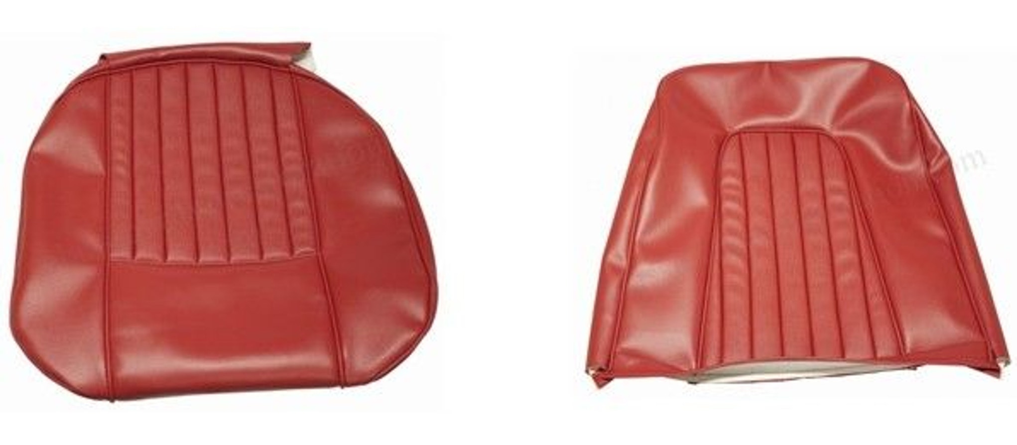 Bekleding voorstoel rood leer