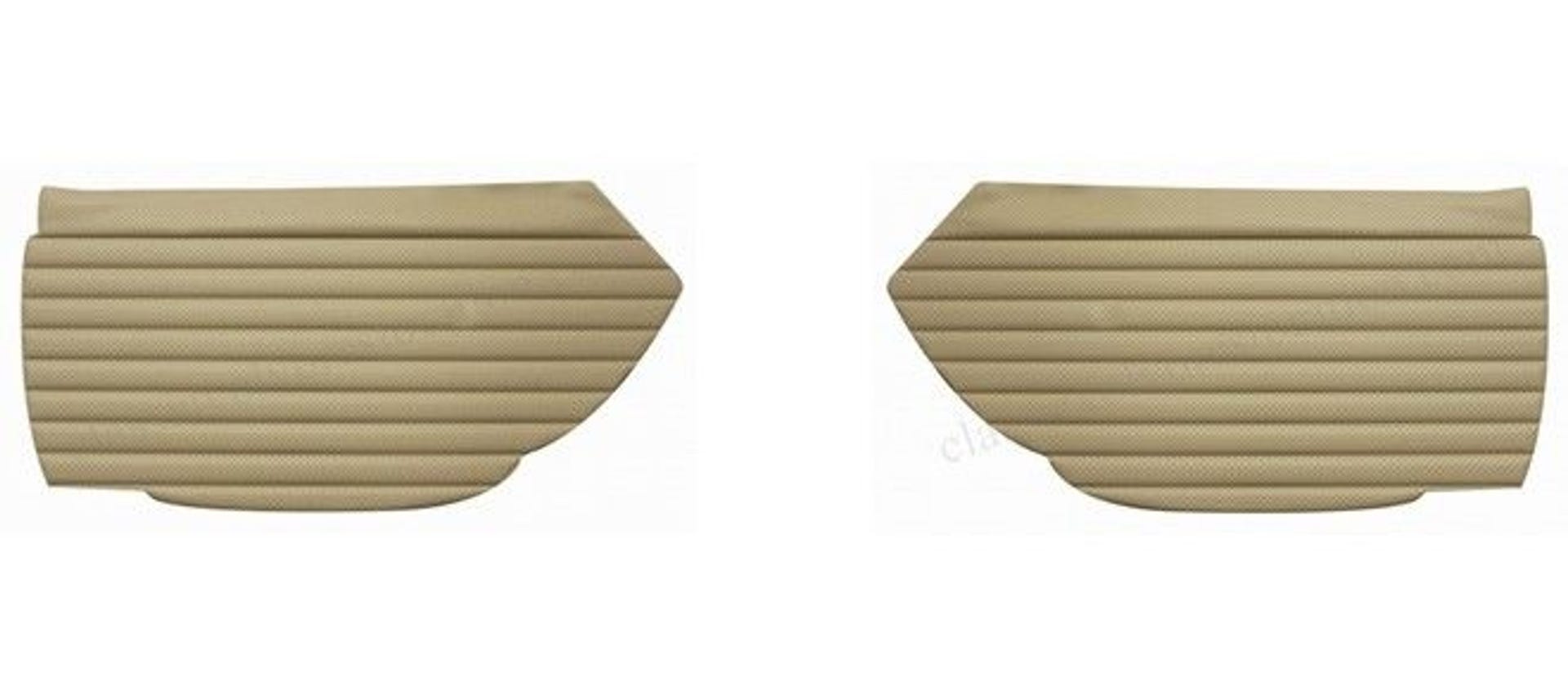 Panneaux de porte supérieurs blancs/argentés pour Volvo 1800 1961-62