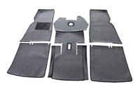 Fußmattensatz grau Textil