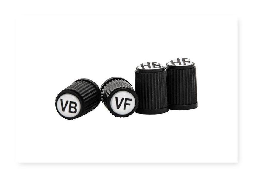 Ventilkappe, Reifenmarkierung 4er-Pack
