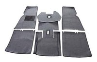 Fußmattensatz grau Textil