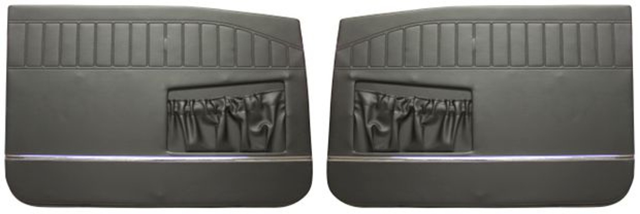 Dørpanel sort foran