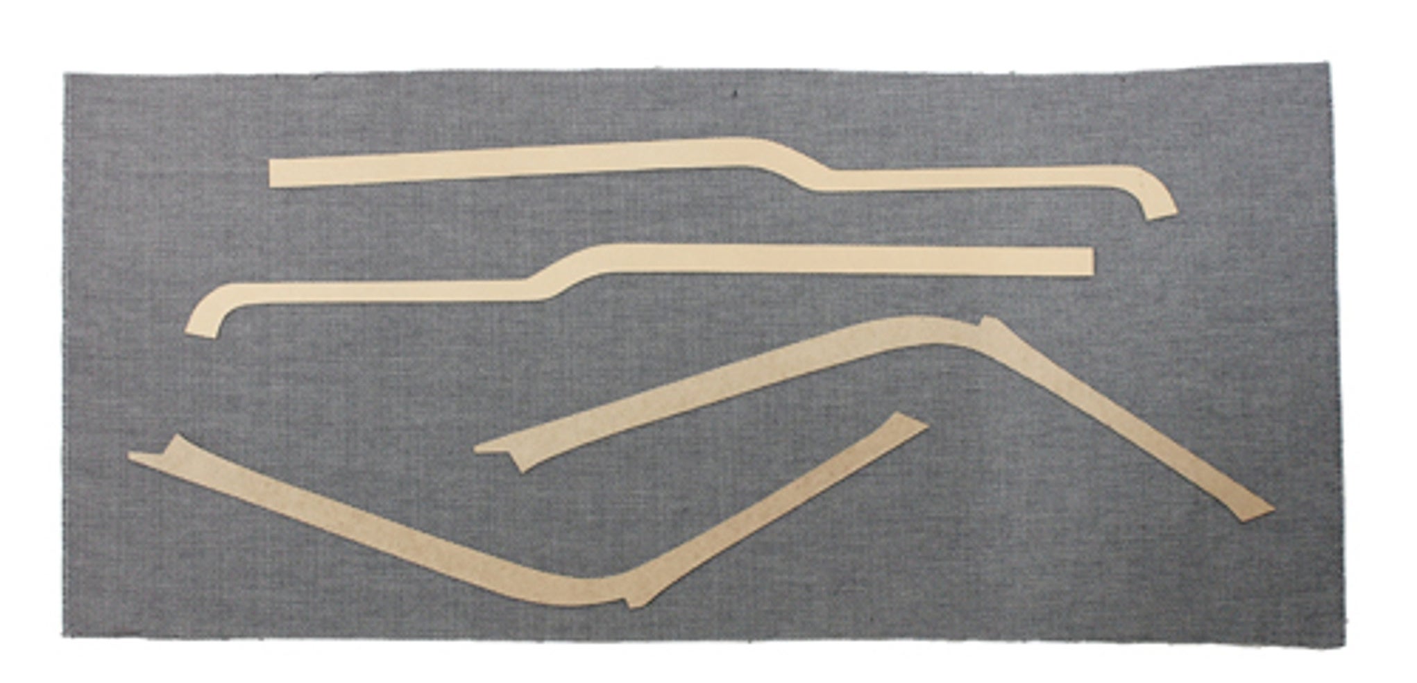 Panel B-stolpe/over dør sort