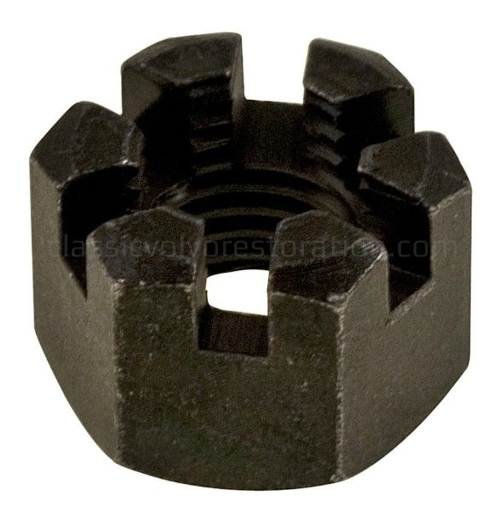 Écrou à créneaux M12 rotule sup