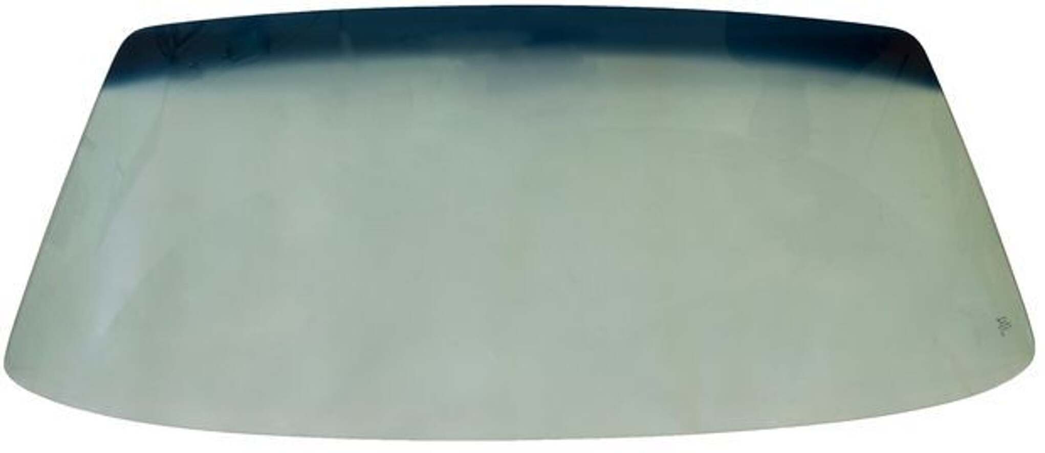 Forrude grøn/blå overkant