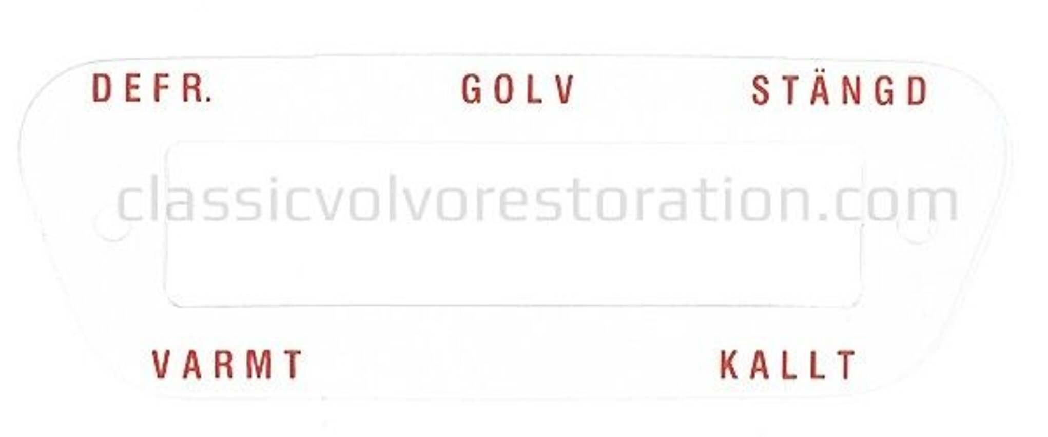 Mærkat varmekontrol