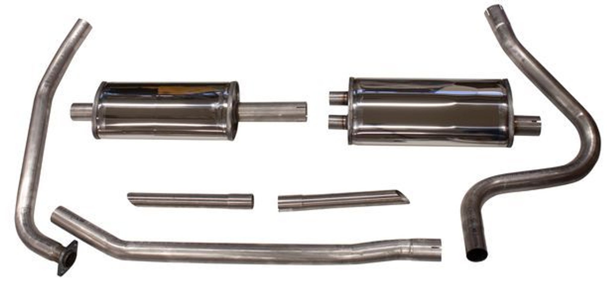 Udstødning 2" enkelt rør rustfri