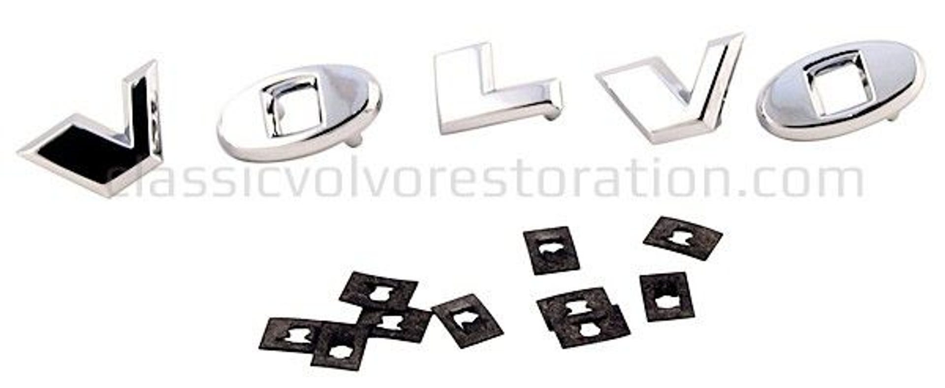 Jeu de lettres Volvo Amazon 1967–1970, 1800 – Argent