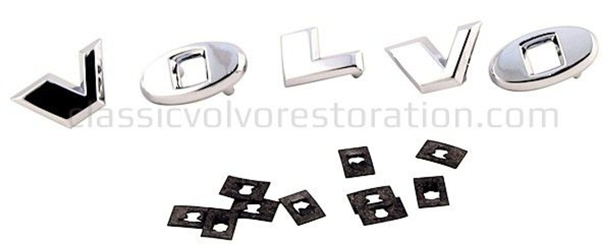 Jeu de lettres Volvo Amazon 1967–1970, 1800 – Argent