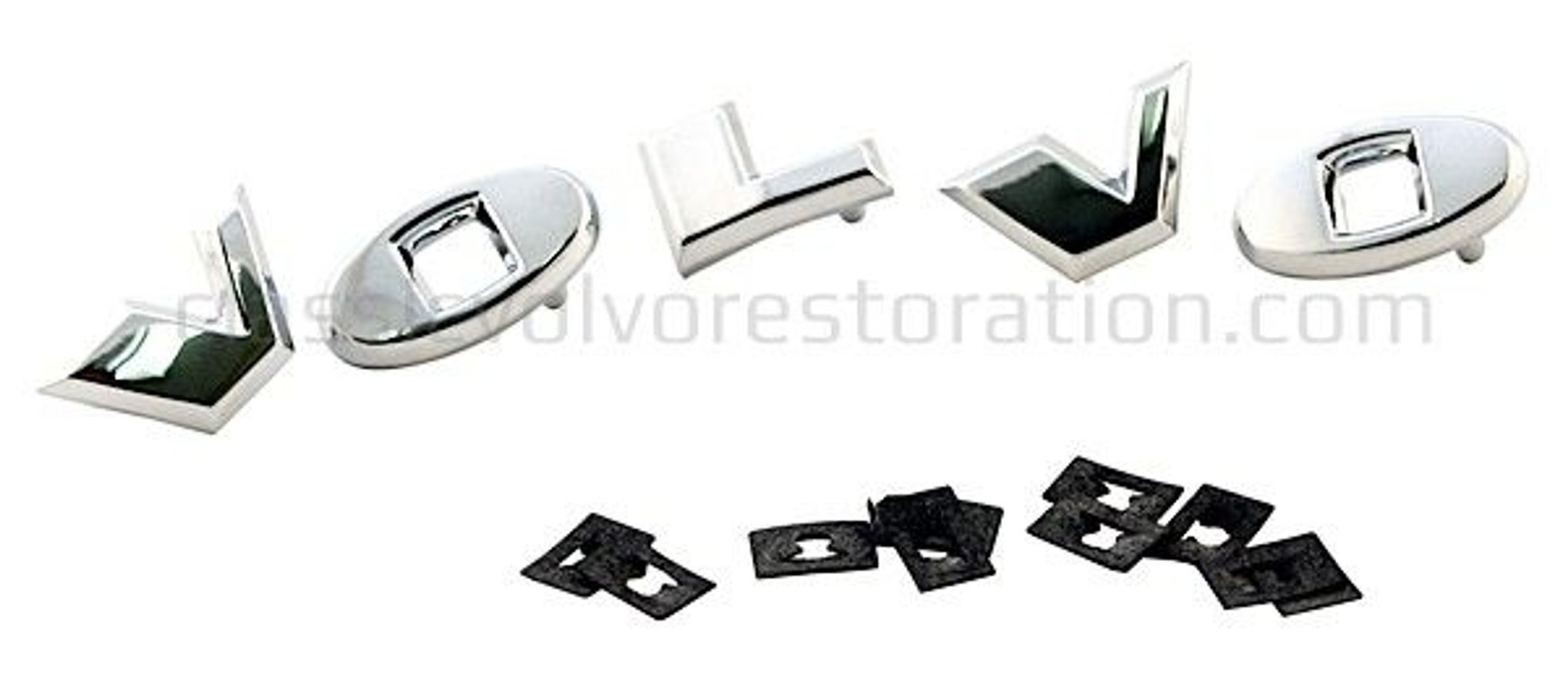 Letterset Volvo PV/Duett zilver