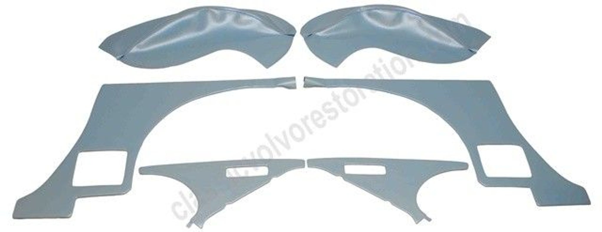 Side&CD panel/hjulhus.Volvo 1800E72 L-blå