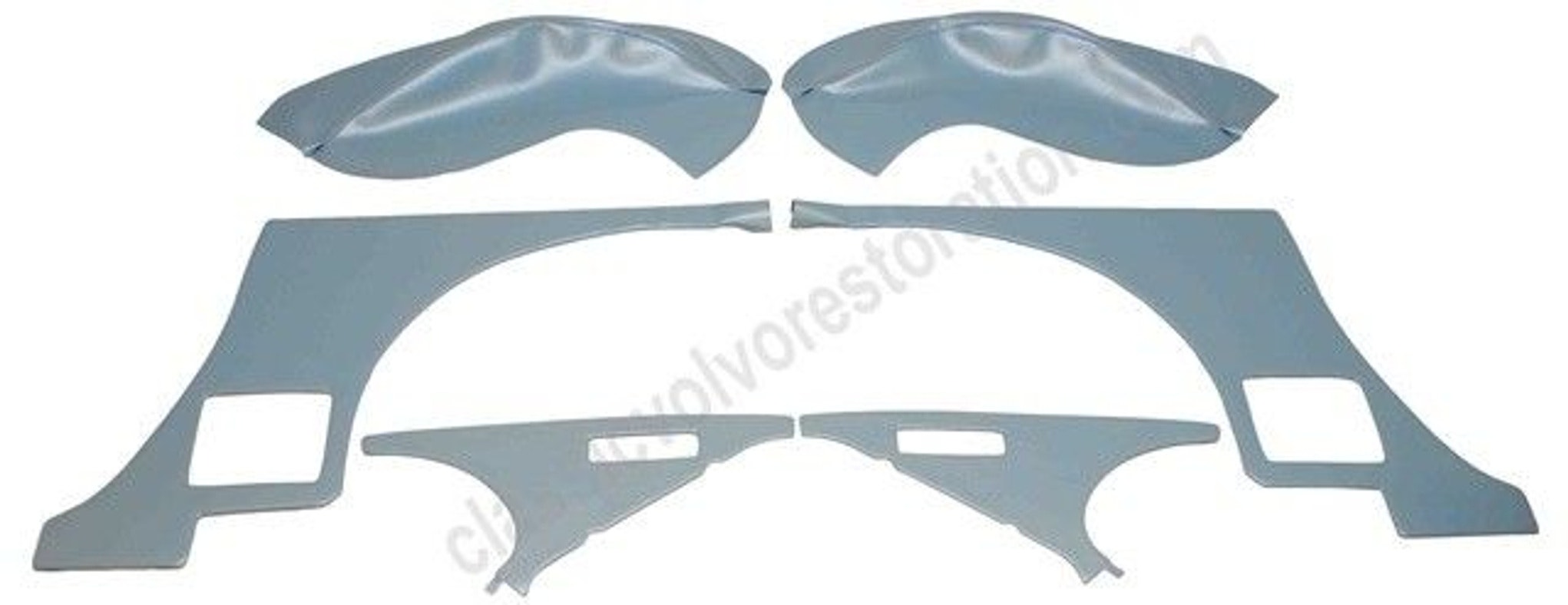 Side&CD panel/hjulhus.Volvo 1800E72 L-blå