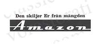 Decal Volvo Amazon "Den skiljer er fra...."
