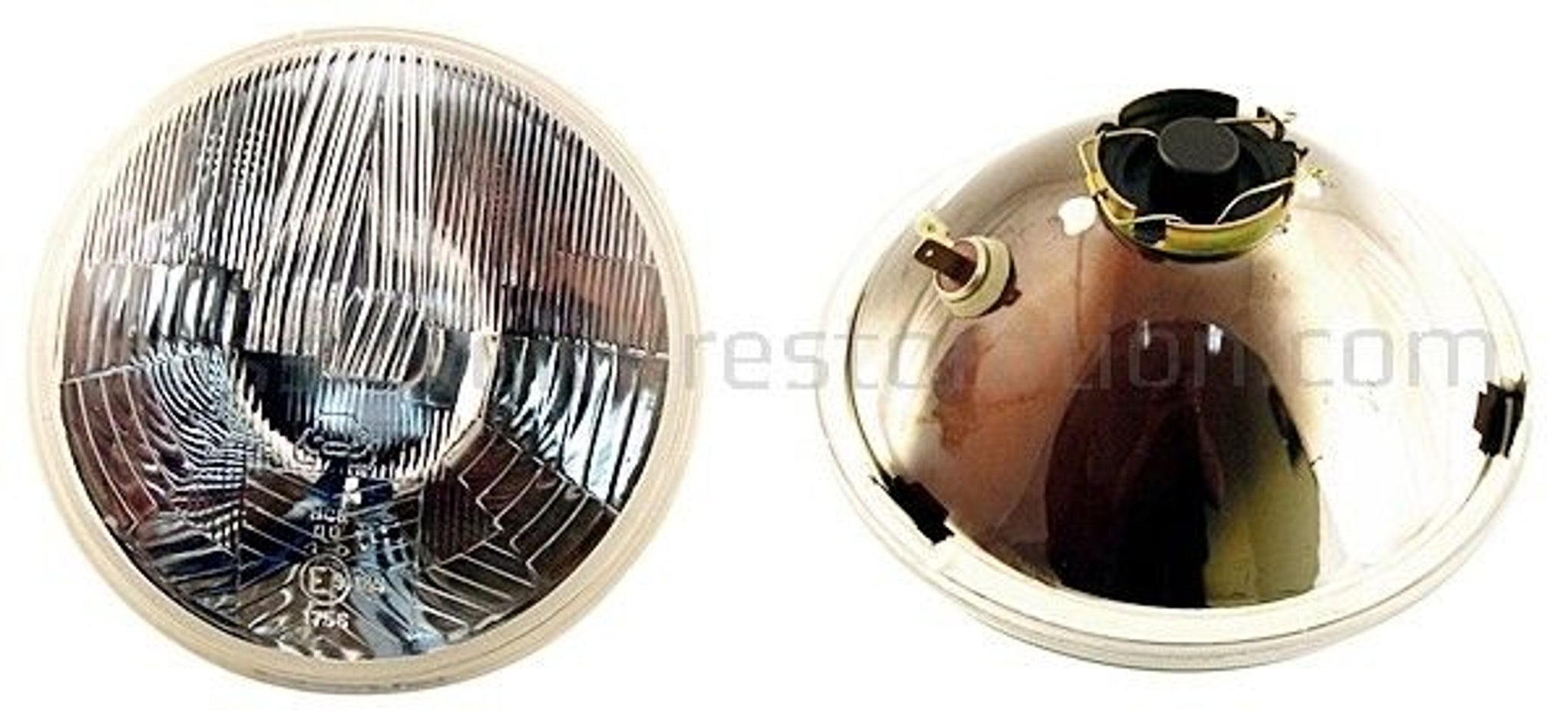 Lygteindsats m/parklys H4 7"