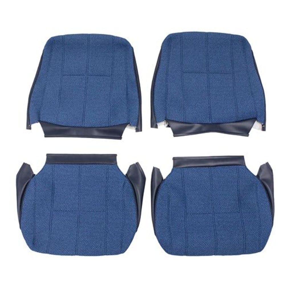 Betræksæt forsæder kort ryg