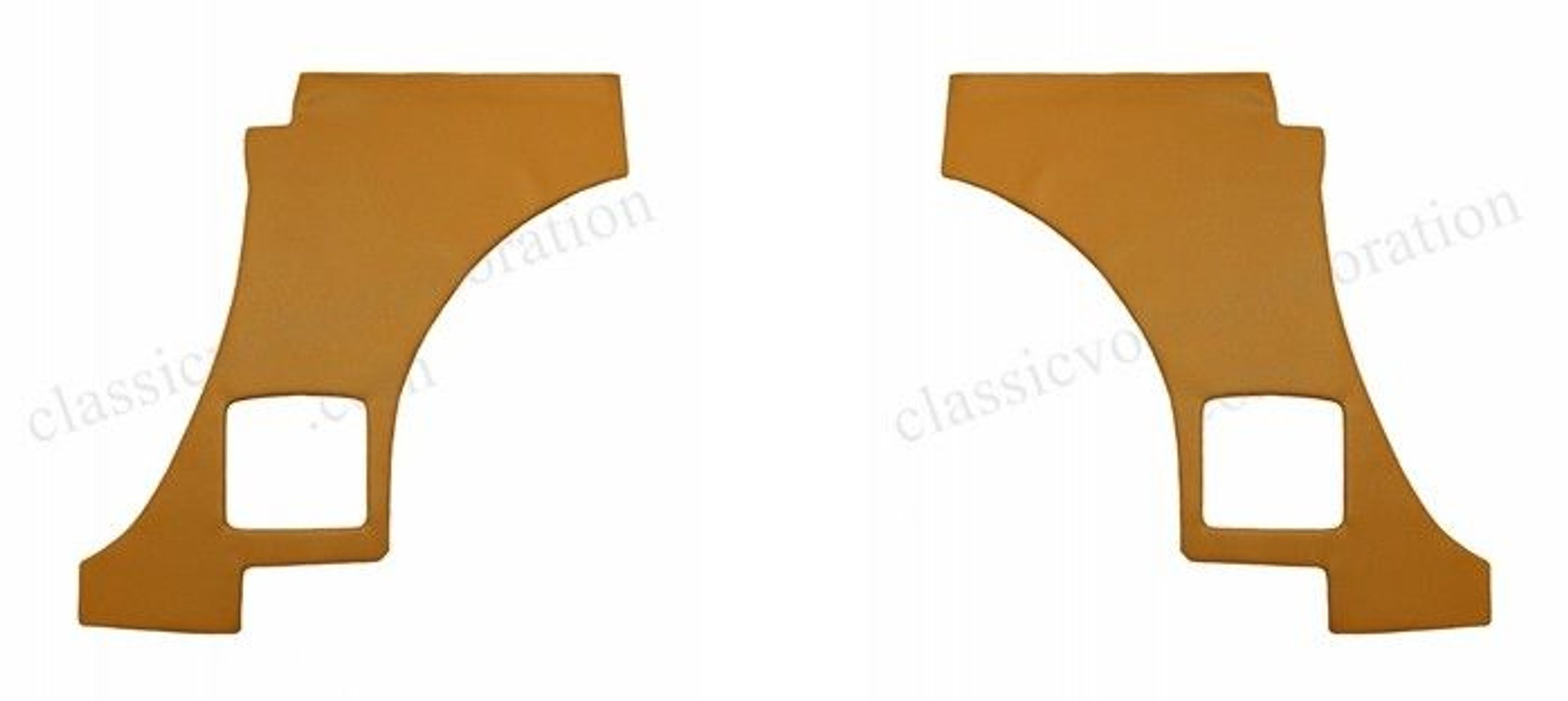 Verkleidung hinten goldmetallic