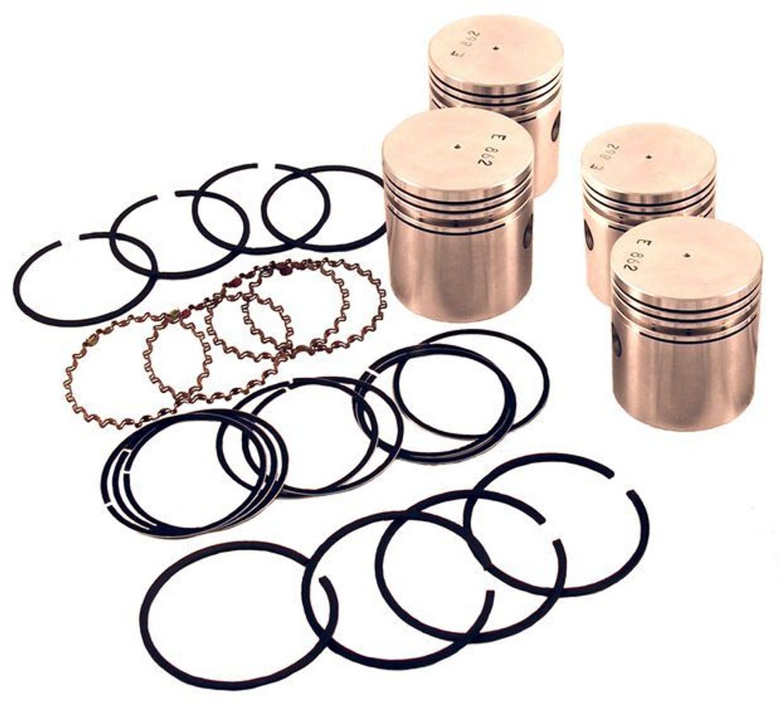 Kolvsats med ringar B16 0,020" till Volvo PV544, Duett, Amazon, Amazon Kombi