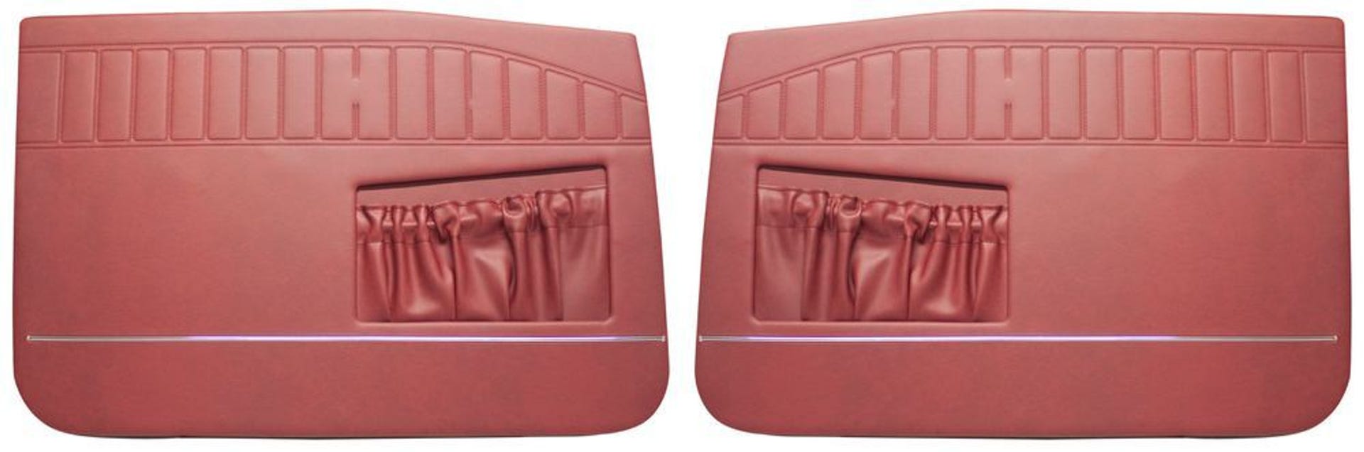 Panneaux de porte avant pour Volvo Amazon 4 portes, Amazon Kombi 1967-68, rouges