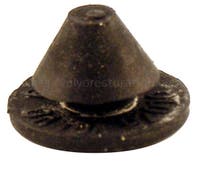 Bouton caoutchouc plage arrière